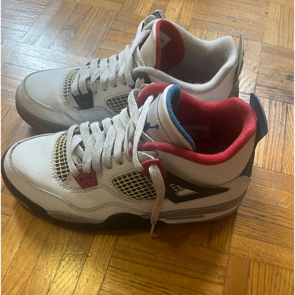 Jordan 4- “What the 4’s” size 6.5youth - Picture 1 of 3